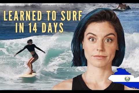 I learned to surf in 14 days