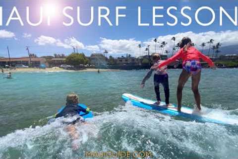 Maui Surf Lessons - The Cove in Kihei, South Maui