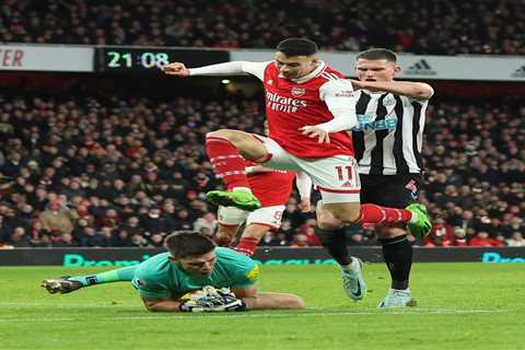 Arsenal 0 Newcastle 0: Gunners miss chance to extend Prem lead to 10 points after fiery stalemate..