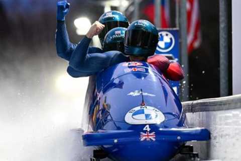 Bobsleigh World Cup: British four-man team win at Altenberg for second gold in three races