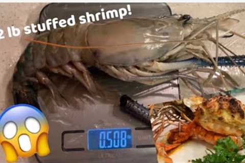 Pineapple Top Hawaii - Jumbo stuffed shrimp!