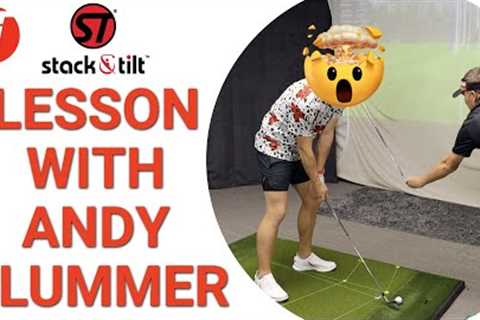 ANDY PLUMMER GAVE ME A GOLF LESSON! | GOLF TIPS | LESSON 238