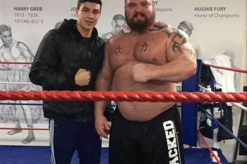 Tommy Fury looks unrecognisable as a skinny teen next to Eddie Hall before going on Love Island and ..