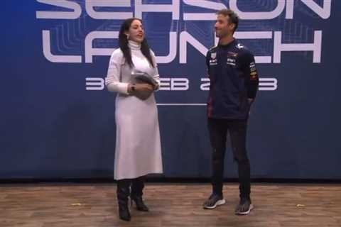 Watch reporter get F1 star Daniel Ricciardo’s name horribly wrong at Red Bull car launch