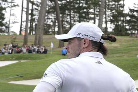 Caddie COLLAPSES and needs CPR at Pebble Beach where Gareth Bale is playing as Pro-Am halted to let ..