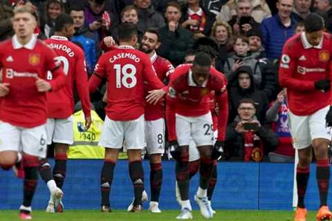 Man Utd 2-1 Palace: 10-man Red Devils survive late fight back to return to winning ways in Prem