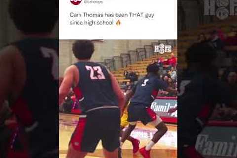 CAM THOMAS BEEN DOING THIS SINSE OAK HILL, RESPECTFULLY