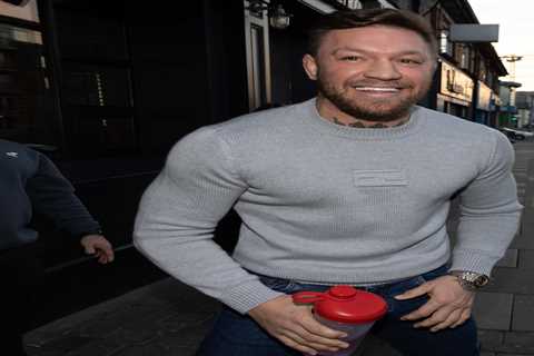 Beaming Conor McGregor pictured ahead of crunch Eddie Hearn meeting amid bid to make Katie’s Croke..