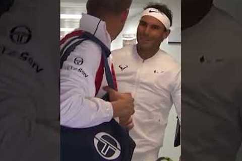 Rafael Nadal's painful pre-match routine