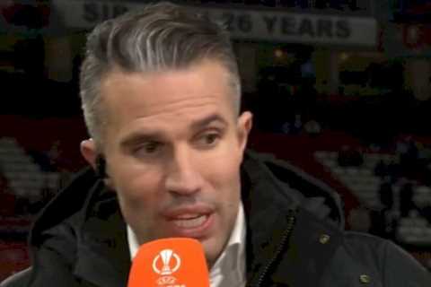 Robin van Persie teases Man Utd return after Old Trafford ‘ego boost’ at Barcelona clash