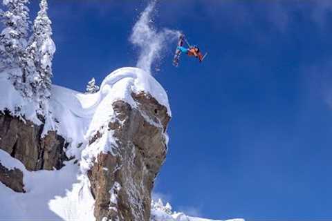 Jackson Hole Massive Air, Backcountry Skiing, Straight lines & Couloirs | O_leeps