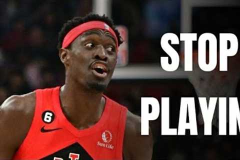 RAPTORS FAMILY: WE NOT PLAYING WIT PASCAL'S NAME, ALL NBA ALL-STAR CHAMPION MEANS SOMETHING