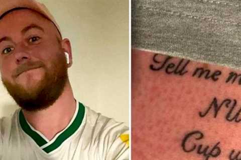 Newcastle fan blew £400 on ‘cup winners’ tattoo – and his gran absolutely hates it