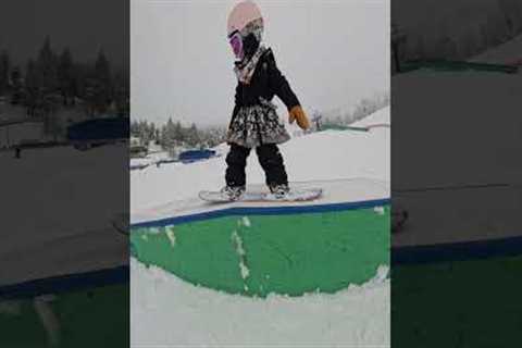 Mic’d Up 6 Year Old FULL OF CONFIDENCE #snowboarding