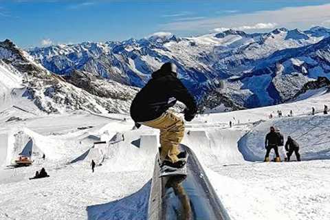 Park Snowboarding with EPIC Views in Austria