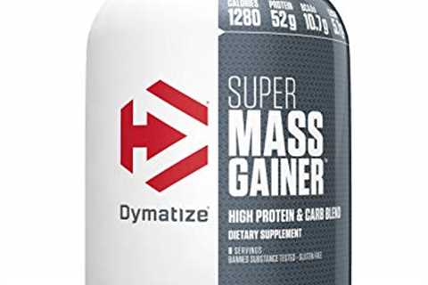 Dymatize Super Mass Gainer Protein Powder, 1280 Calories  52g Protein, Gain Strength  Size Quickly, ..