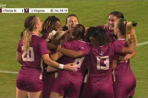 #3 Florida State vs  #2 Virginia  | Women Soccer Oct 6,2022