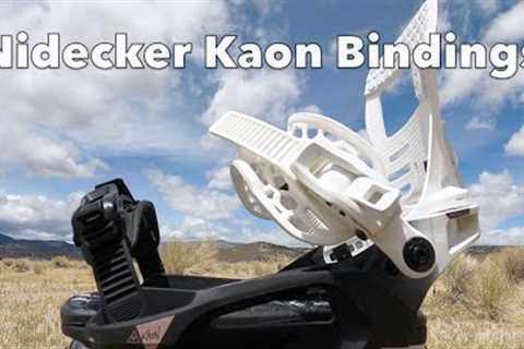 2023 Nidecker Kaon W Snowboard Binding Review