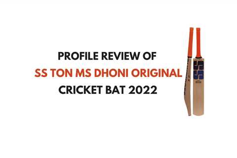 SS TON MS Dhoni Original Players Bat - Complete Profile Review