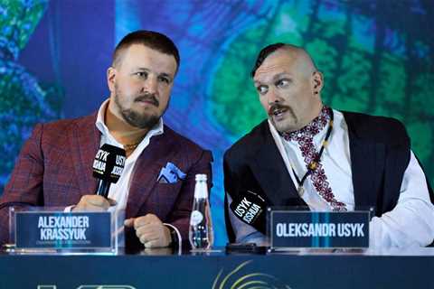 Tyson Fury vs Oleksandr Usyk now in major doubt as Usyk’s promoter says fight ‘doesn’t look likely’ ..