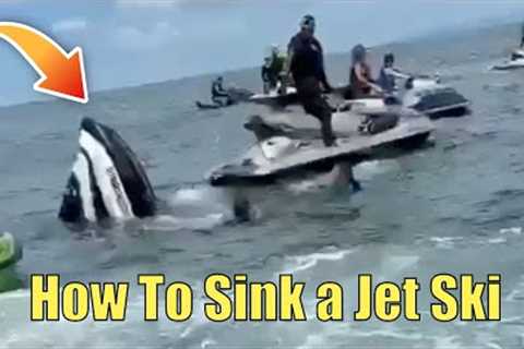 How To Sink a Jet Ski!!  | Boneheaded Boaters of the Week | Broncos Guru