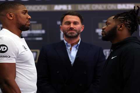 ‘I’ve never felt anything like that before’ – Anthony Joshua receives bizarre brutal treatment..