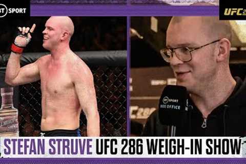 UFC legend Stefan Struve joins the gang!  Leon Edwards v Kamaru Usman  #UFC286 weigh-in show