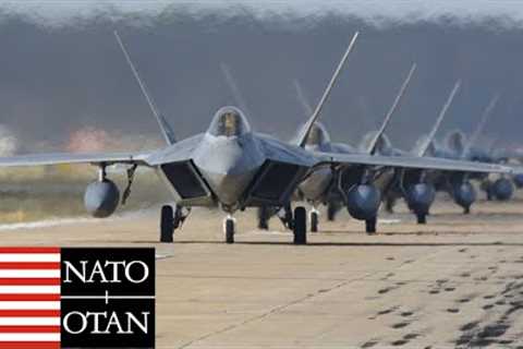 Russia Panic: US Deploys 7 Sky Stealth (F-22 Raptor) to Eastern Europe, After MQ-9 is Hit by SU-27