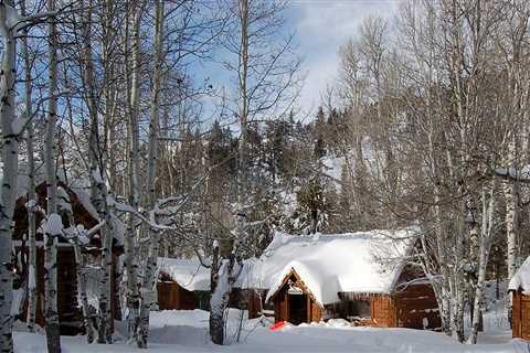 Winter Wonderlands With Cozy Cabins