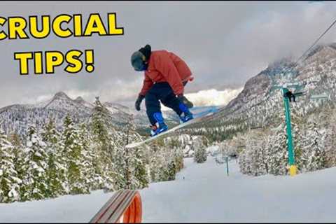 Improve Your Snowboarding DRAMATICALLY With THESE 4 THINGS!