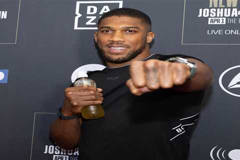 Anthony Joshua poses on the red carpet alongside Love Islanders & pop stars ahead of comeback..