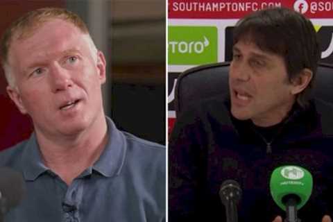 Paul Scholes slams Antonio Conte for ‘same old b******s’ in unexpected outburst