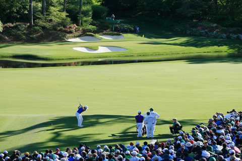 What is Amen Corner, where does the name come from, and which Masters 2023 holes does it include?