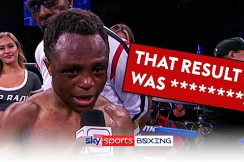 'That was no knockdown!' 😡  Dogboe FURIOUS at decision and calls for rematch