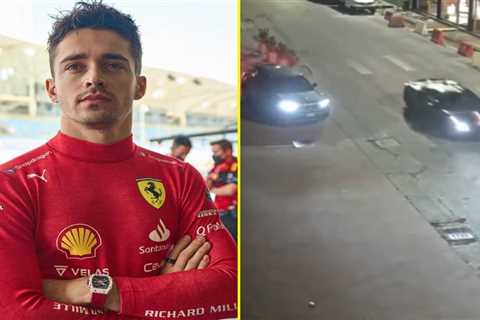 Four arrested over theft of Charles Leclerc’s £265,000 watch as footage appears to show Ferrari..