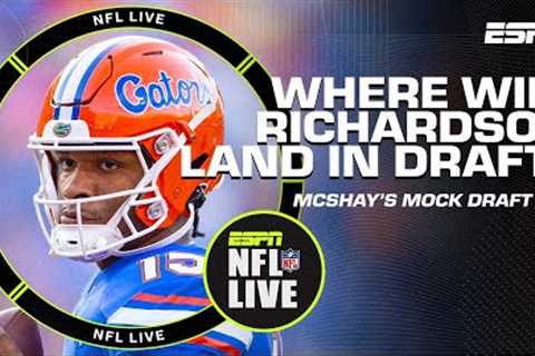 Todd McShay's Mock Draft 4.0: Colts trade up to select Anthony Richardson No. 3 overall | NFL Live