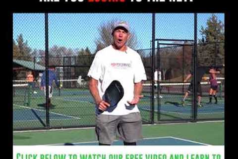 Losing pickleball points to the net? Watch this pickleball tutorial with Scott Moore