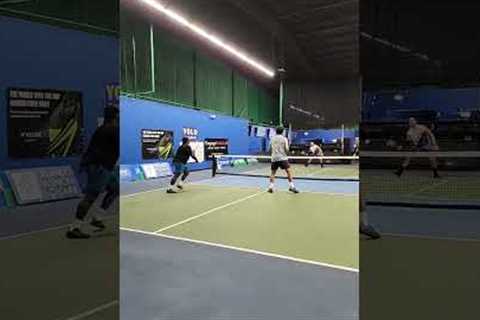 Why You Should Stick Your Butt Out While Attacking At The Net #pickleball #shorts