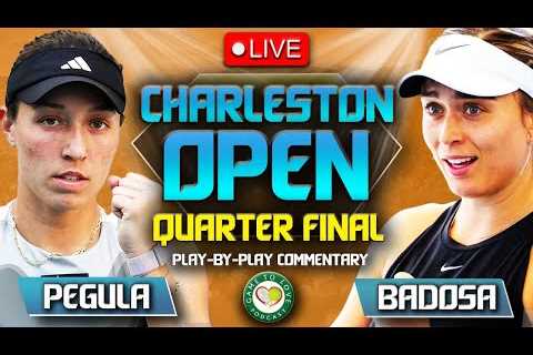 PEGULA vs BADOSA | Charleston Open 2023 | LIVE Tennis Play-by-Play Stream