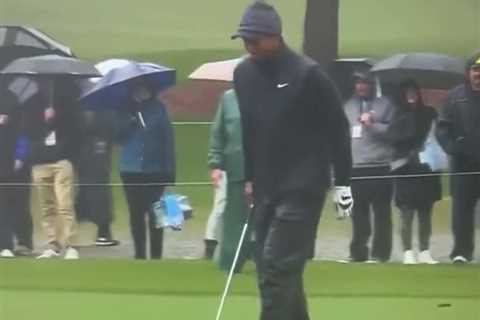 Video of Tiger Woods that is ‘painful to watch’ goes viral as Masters fans fear for golf legend’s..