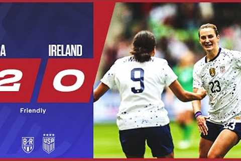 Fox, Horan lift USA over Ireland 🫡 | USWNT 2-0 Ireland | Official Highlights