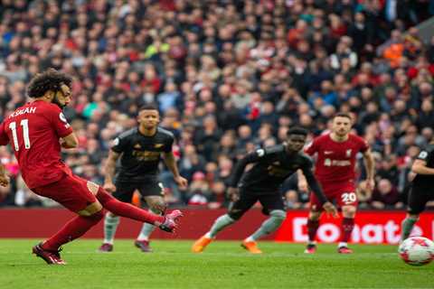 Ben White’s brutal reaction to Mo Salah penalty miss caught on camera and Arsenal fans love it