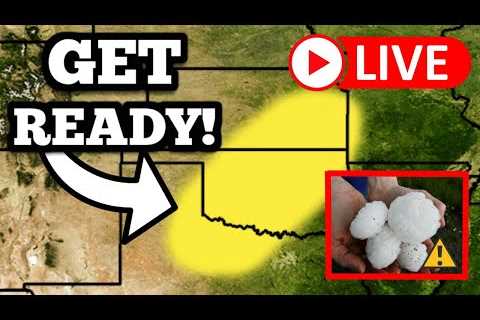 🔴URGENT Severe Weather Coverage - Isolated Tornado, Damaging Winds, Large Hail Possible Today...