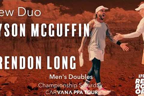 New Men's Doubles Partnership Makes it to Championship Sunday at Red Rock