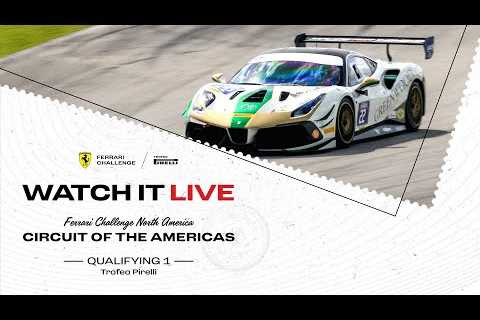 Ferrari Challenge North America, Trofeo Pirelli&AM - COTA, Qualifying 1