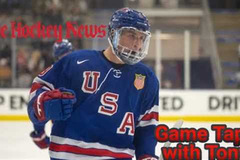 Game Tape with Tony: RW Ryan Leonard from the U.S. NTDP (2023 NHL Draft)