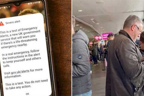 Wembley ‘turns into Black Mirror’ as Emergency Alert scares Man Utd and Brighton fans