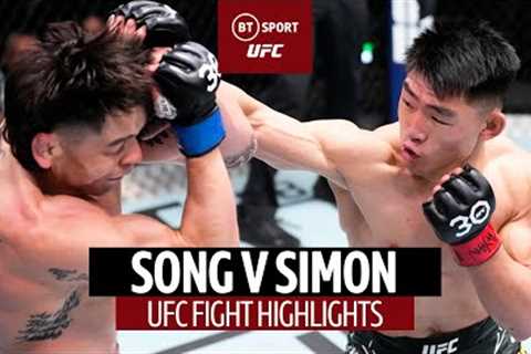 Song Yadong v Ricky Simon  Chinese Star Lands At Will With Superior Boxing  UFC Fight Highlights