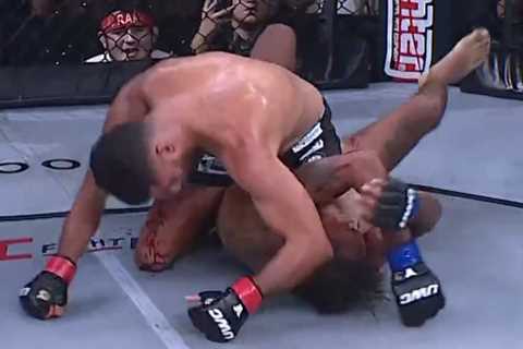 Video: Fighter’s exploded cauliflower ear leads to TKO stoppage