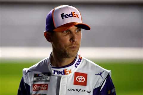 “Go on C Bell, get the f*** out of the way.” – Denny Hamlin got into heated exchange with teammate..